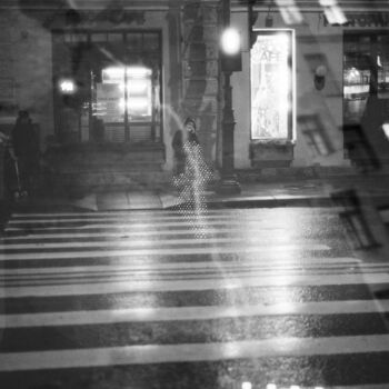 Photography titled "Пешеход" by Andreï Barinoff, Original Artwork, Analog photography