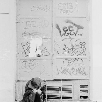 Φωτογραφία με τίτλο "Sans-abri" από Andreï Barinoff, Αυθεντικά έργα τέχνης, Φωτογραφική ταινία