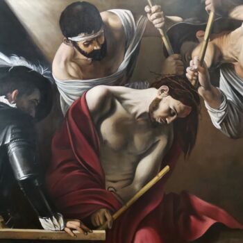 Malarstwo zatytułowany „After Caravaggio. T…” autorstwa Andrei Tsoukanov, Oryginalna praca, Olej