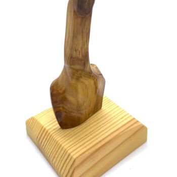 Skulptur mit dem Titel "Finger" von Andrei Latyshev, Original-Kunstwerk, Holz