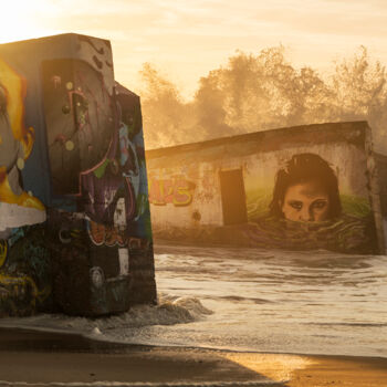 Photography titled "GRAFFITI WAVE" by Andrew Lever, Original Artwork, Digital Photography