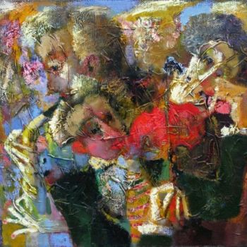 Painting titled "Orchestra" by Andrey Aranyshev, Original Artwork