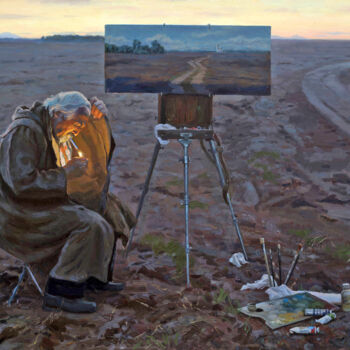 绘画 标题为“The picture is fini…” 由Andrey Dareev, 原创艺术品, 油