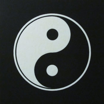 「Yin and Yang」というタイトルの絵画 Andrii Katrychによって, オリジナルのアートワーク, アクリル