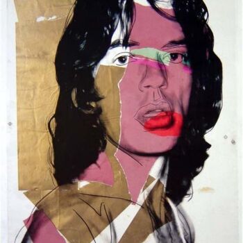Отпечатки и Гравюры под названием "Mick Jagger" - Andy Wharol (After), Подлинное произведение искусства