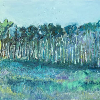 제목이 "Schlangenberg"인 미술작품 Angela Sommer로, 원작, 기름 나무 들것 프레임에 장착됨