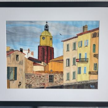 Pintura titulada "Couleurs de provinc…" por Anis Mabrouk, Obra de arte original, Acrílico