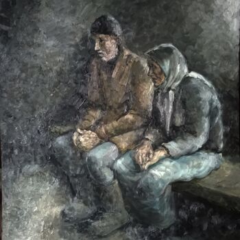 Картина под названием "Вместе мы - сила!" - Анна Ягужинская, Подлинное произведение искусства, Масло