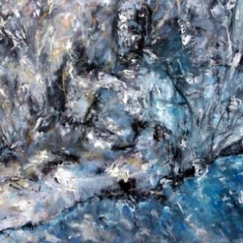 Картина под названием "„ Shore Warta River”" - Anna Forycka- Putiatycka, Подлинное произведение искусства, Масло