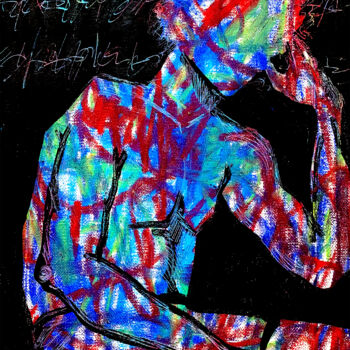 Pintura titulada "Full of emotions" por Anna Gaikovich, Obra de arte original, Acrílico Montado en Bastidor de camilla de ma…