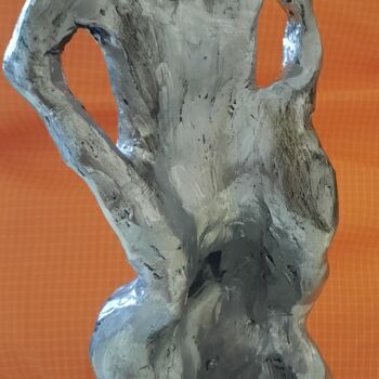 Sculpture titled "woman figure 4" by Anna Bonanno, Original Artwork, Clay