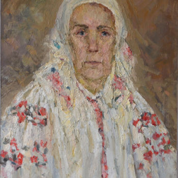Schilderij getiteld "Ukrainian" door Anna Zbarazhskaia, Origineel Kunstwerk, Olie