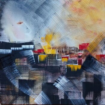 绘画 标题为“Le chaos sublimé” 由Anne-Marie Breton, 原创艺术品, 水彩