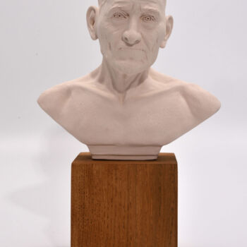 Sculpture titled "Célestin" by Anne Noël, Original Artwork, Terra cotta