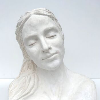 Sculpture intitulée "Sérénité" par Anne Thierrée, Œuvre d'art originale, Plâtre