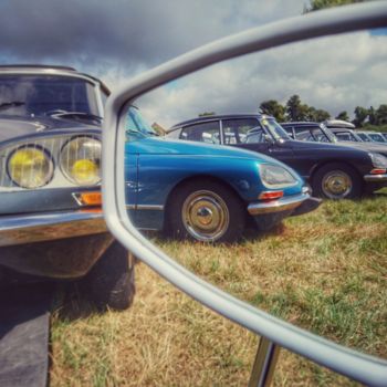 Fotografía titulada "Les Citroen DS" por Annie Gazé, Obra de arte original, Fotografía digital Montado en Aluminio