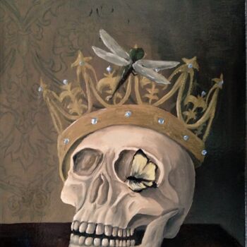 Pittura intitolato "King Richard" da Annita Luxon, Opera d'arte originale, Olio