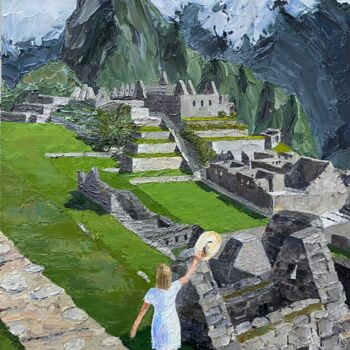 Pintura intitulada "Мачу-Пикчу, Перу" por Antareses, Obras de arte originais, Óleo