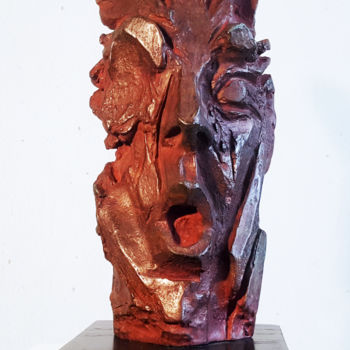 Escultura titulada "" LE CHAT "" por Antoine Berbari, Obra de arte original, Bronce