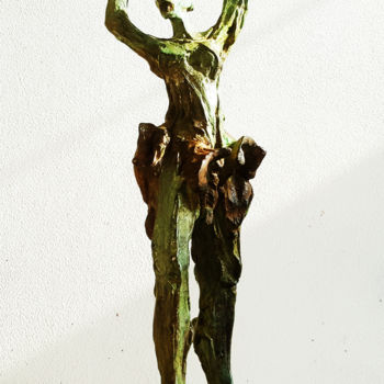 Rzeźba zatytułowany „" FLEUR DE CHOUX "” autorstwa Antoine Berbari, Oryginalna praca, Brąz