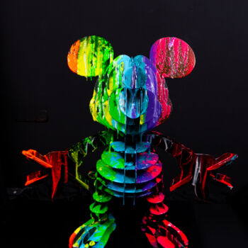 Escultura titulada "Metal Mickey Enorme" por Antoni Dragan, Obra de arte original, Metales