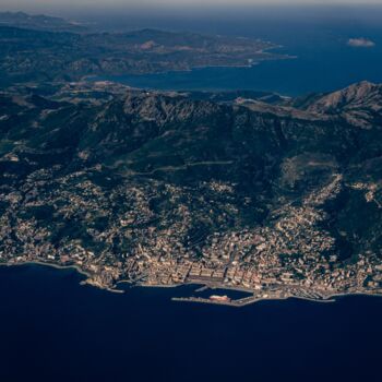 Fotografia intitulada "Bastia from the air" por Antonin Borie, Obras de arte originais, Fotografia digital