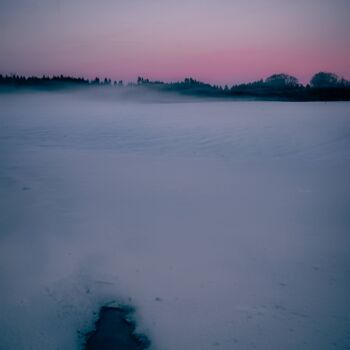 Photography titled "Pink snow" by Antonin Borie, Original Artwork, Digital Photography