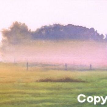 Pittura intitolato "Colours of the morn…" da Guy Gruwier, Opera d'arte originale