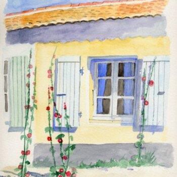 Peinture intitulée "0207 Ile de Ré" par Aquarelles-Alain, Œuvre d'art originale, Aquarelle