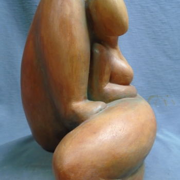 Sculpture titled "Grande contorsionni…" by Marie Ruiz, Original Artwork, Ceramics