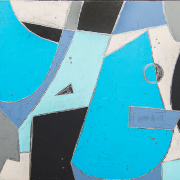 Картина под названием "Abstract free Form…" - Ariadna De Raadt, Подлинное произведение искусства, Акрил