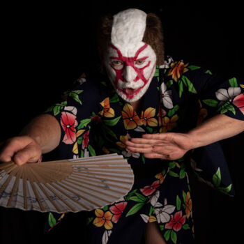 Fotografie getiteld "Kabuki" door Arkadiusz Gepchard, Origineel Kunstwerk, Digitale fotografie