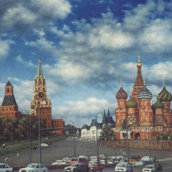 "A view to Kremlin a…" başlıklı Tablo Arkady Paransky tarafından, Orijinal sanat, Pastel