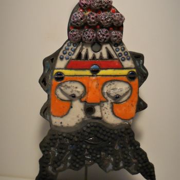 Skulptur mit dem Titel "Modern'sage" von Armelle Colombier, Original-Kunstwerk, Keramik