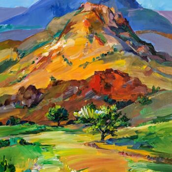 Painting titled "A beautiful landsca…" by Armen Ghazayran (Nem), Original Artwork, Acrylic