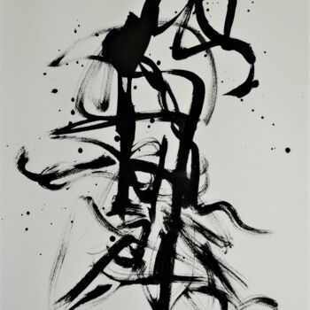 Drawing titled "China 9" by Arnaud Broutin, Original Artwork, Ink