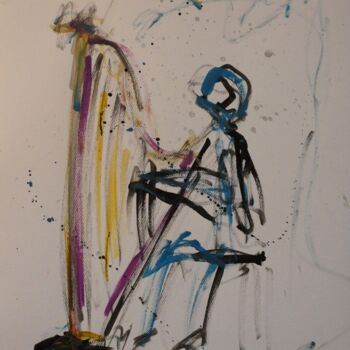 Drawing titled "M 11" by Arnaud Broutin, Original Artwork, Acrylic