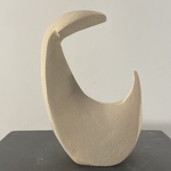 Sculpture titled "READER" by Arnaud Quercy, Original Artwork, Ceramics