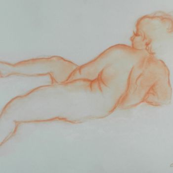 Drawing titled "FP32c32 femmes puis…" by C'Robart, Original Artwork, Chalk