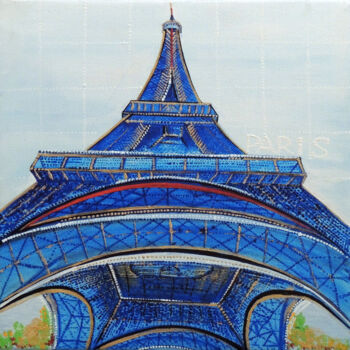 Painting titled "Paris" by Arpita B Ruparel, Original Artwork, Acrylic