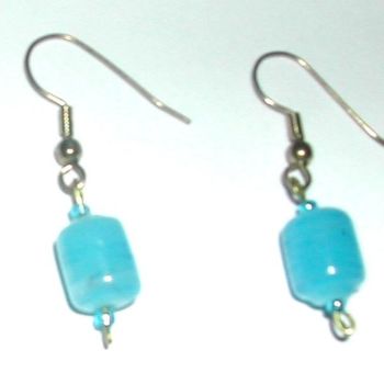 设计 标题为“blue earrings” 由Allisa Rundle, 原创艺术品