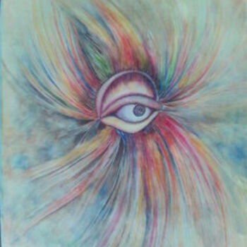 Painting titled "Aquarel 3" by Hannada, Original Artwork, Watercolor