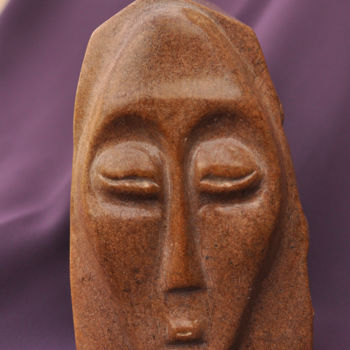Sculpture titled "Origine" by Sebastien Devore (Art-bracadabrac), Original Artwork, Stone