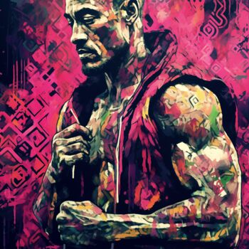 Arte digital titulada "Le Boxer" por Artcypia, Obra de arte original, Imagen generada por IA