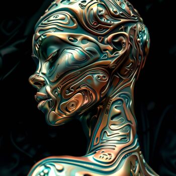 "Embodiment 06" başlıklı Dijital Sanat Artcypia tarafından, Orijinal sanat, AI tarafından oluşturulan görüntü