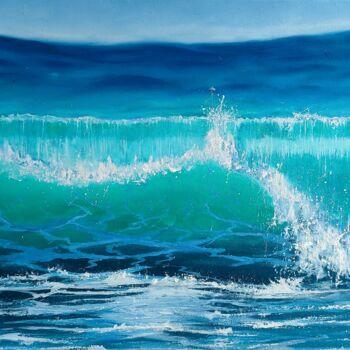 Картина под названием "Surf-3" - Artem Kolesnikov, Подлинное произведение искусства, Масло