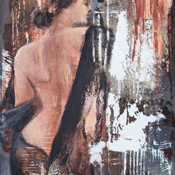 Pintura titulada "Serie Nudity. #Morn…" por Artem Usá, Obra de arte original, Acrílico Montado en Bastidor de camilla de mad…