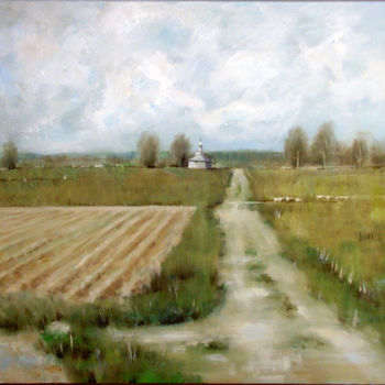 제목이 "Landscape"인 미술작품 Jaroslaw Glod로, 원작, 기름