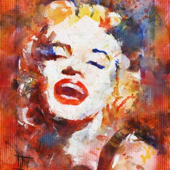 제목이 "Marilyn Monroe"인 미술작품 Jaroslaw Glod로, 원작, 아크릴