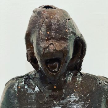 Escultura titulada "El grito" por Alberto Tundidor Sanz, Obra de arte original, Plástico